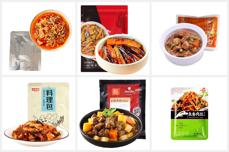 RL-GD8-ZK10-200/400辣子雞全自動真空包裝機(jī)樣品