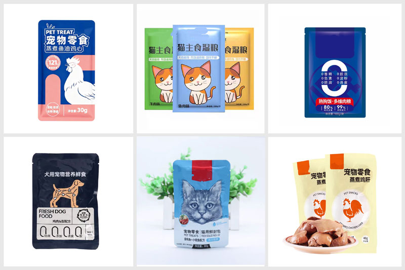 RL-GD10-ZK12-160寵物濕糧全自動包裝機(jī)樣品